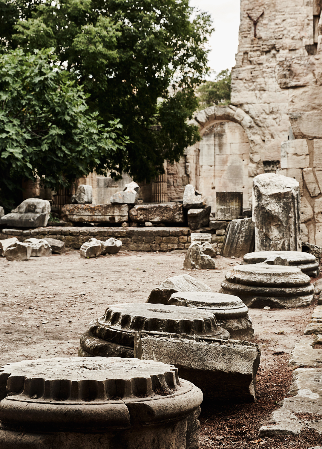Arles, ruine, vestiges, forum