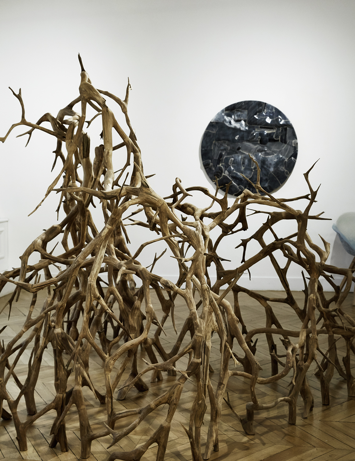 L'épaisseur du temps, Vincent Laval - Plus loin dans la forêt & Le poids du ciel (Galerie Graf, 2020)